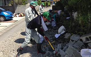 熊本地震災害ボランティア活動