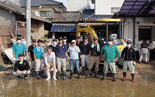 西日本豪雨災害ボランティア活動